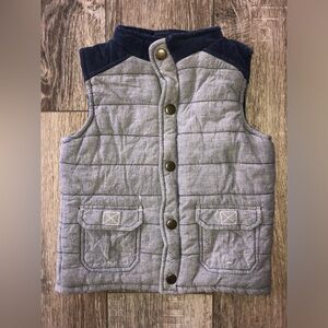 Genuine Kids from OshKosh Quilted & Corduroy Vest- Size 5T